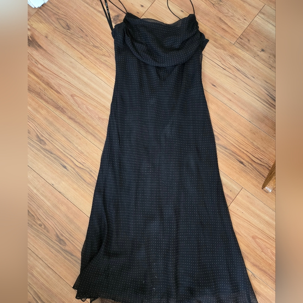 Elegant Black Midi Dress
